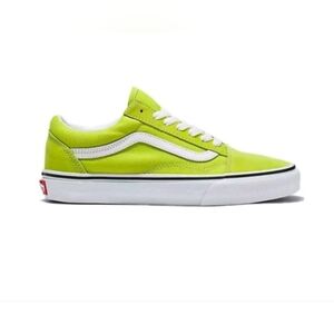 Vans Skate Shoes -Old Skool Neon Gecko Green Lo Youth Size 3